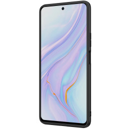 Nillkin Textured Case patvarus sustiprintas dėklas su gelio rėmu ir nailonine nugara, skirtas Honor 50 SE juodai