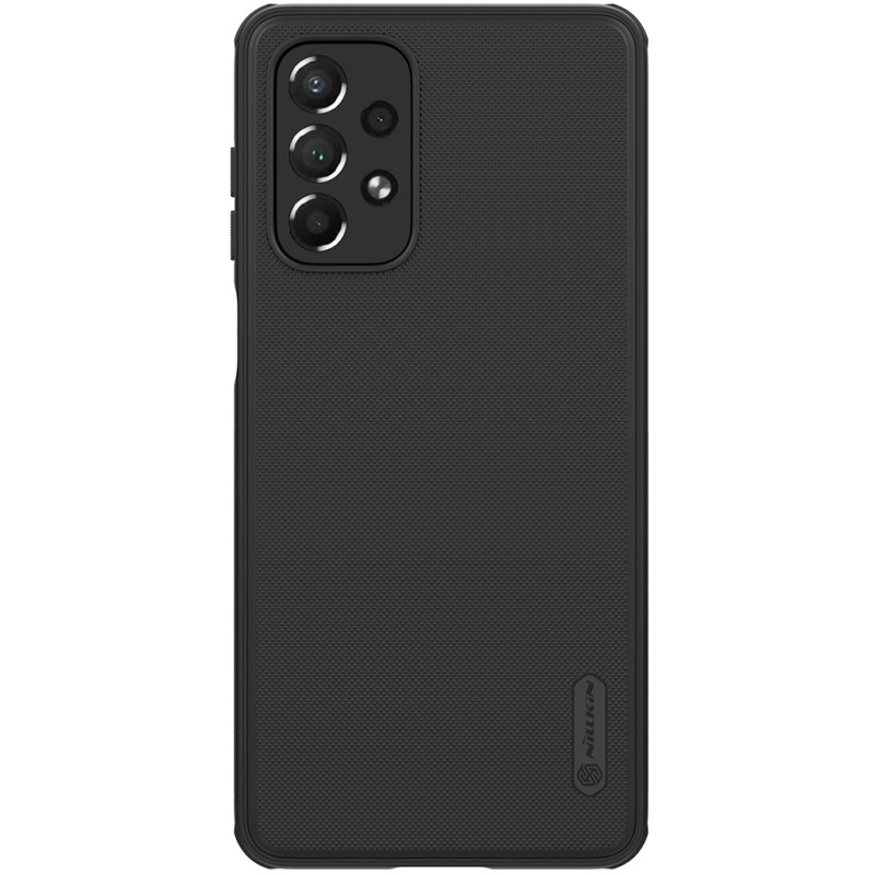 Nillkin Super Frosted Shield Pro patvarus dėklo dangtelis, skirtas Samsung Galaxy A73 juodas