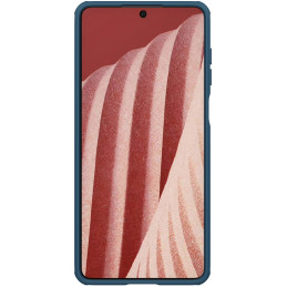 Nillkin Super Frosted Shield Pro patvarus dėklo dangtelis, skirtas Samsung Galaxy A73 mėlynas