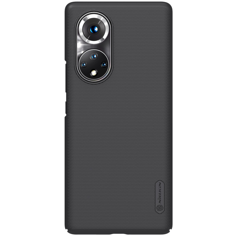 Nillkin Super Frosted Shield sustiprintas dėklo dangtelis, skirtas Honor 50 Pro juodas