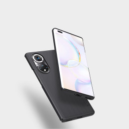 Nillkin Super Frosted Shield sustiprintas dėklo dangtelis, skirtas Honor 50 Pro juodas