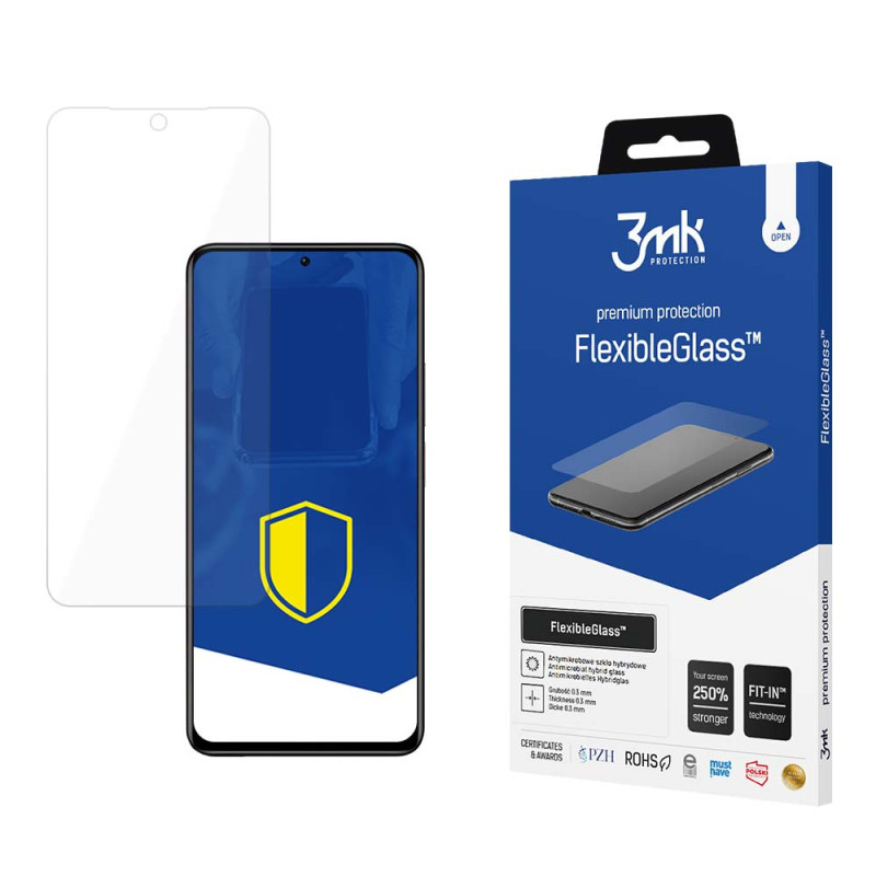 3mk FlexibleGlass™ hibridinis stiklas ant Xiaomi Redmi Note 11s / 11 4G