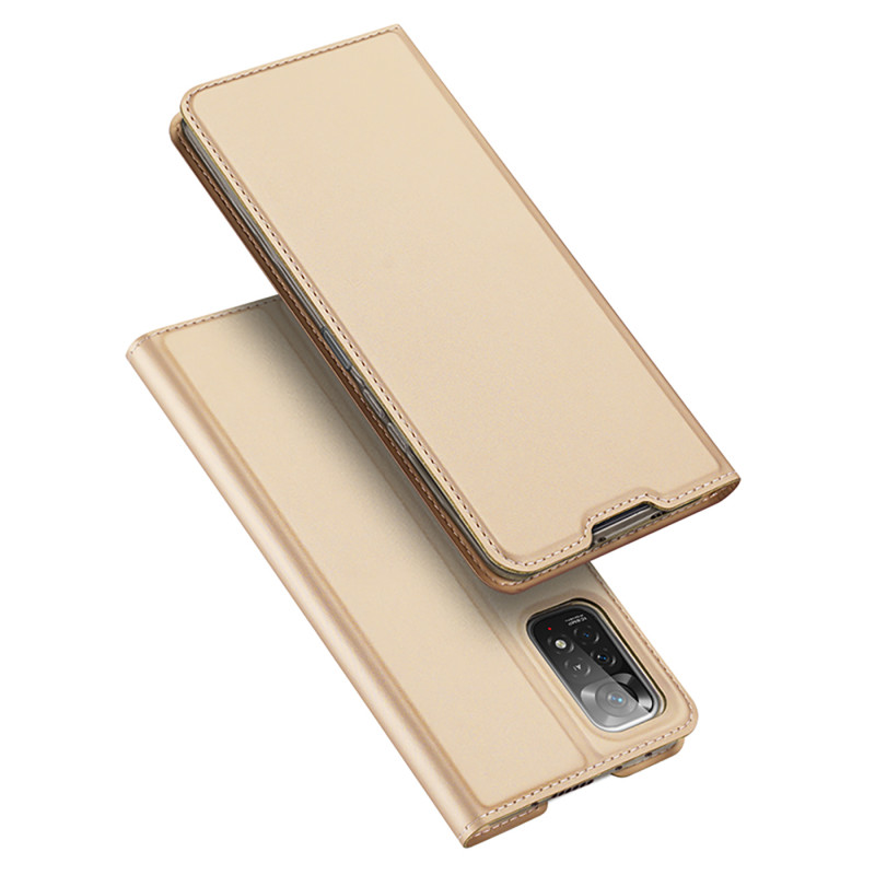 Dux Ducis Skin Pro dėklo atverčiamas dangtelis Xiaomi Redmi Note 11 Pro 5G / 11 Pro Gold