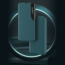 Eco Leather View Case elegantiškas dėklas su atvartu ir stovo funkcija, skirta Xiaomi Redmi Note 11 Pro+ 5G / 11 Pro 5G ...