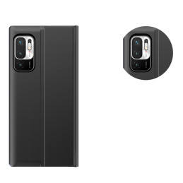 Naujas Sleep Case dangtelis su stovo funkcija, skirtas Xiaomi Redmi Note 11S / Note 11 mėlynai