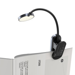 Baseus mini lempa LED lempa su klipu pilka (DGRAD-0G)