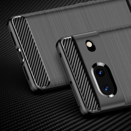 Carbon Case lankstus dangtelis, skirtas Google Pixel 7 juodas