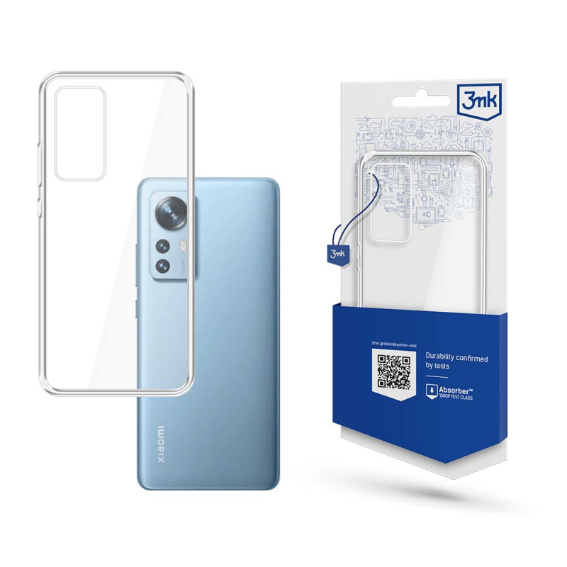 3mk skaidrus dėklas, skirtas Xiaomi 12 / 12X - skaidrus