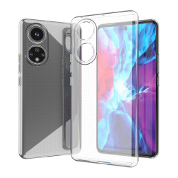 Ultra Clear 0,5 mm Honor 50 Pro gelio dėklo dangtelis skaidrus