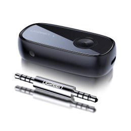 Ugreen Bluetooth 5.0 garso imtuvas AUX aptX, aptX LL mini lizdas ausinėms juodas (70304)