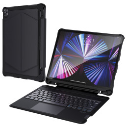„Choetech“ klaviatūros dėklo dangtelis, skirtas „iPad Pro 12,9“ 2020 / 2021 belaidei „Bluetooth“ klaviatūrai, juoda (BH-...