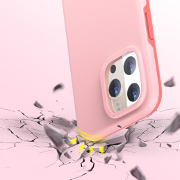 Choetech MFM apsaugos nuo kritimo dėklas Made For MagSafe iPhone 13 Pro Max rožinis (PC0114-MFM-PK)