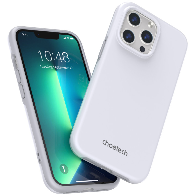 Choetech MFM apsaugos nuo kritimo dėklas Made For MagSafe dėklas iPhone 13 Pro baltas (PC0113-MFM-WH)