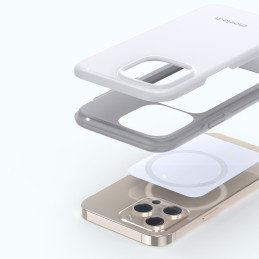 Choetech MFM apsaugos nuo kritimo dėklas Made For MagSafe dėklas iPhone 13 Pro baltas (PC0113-MFM-WH)