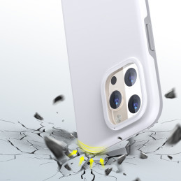 Choetech MFM apsaugos nuo kritimo dėklas Made For MagSafe dėklas iPhone 13 Pro baltas (PC0113-MFM-WH)