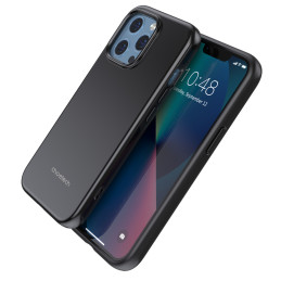 Choetech MFM apsaugos nuo kritimo dėklas Made For MagSafe dėklas iPhone 13 Pro juodas (PC0113-MFM-BK)