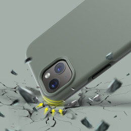 „Choetech MFM Anti-drop“ dėklas „Made For MagSafe“ skirtas „iPhone 13“ mini žaliam dėklui (PC0111-MFM-GN)