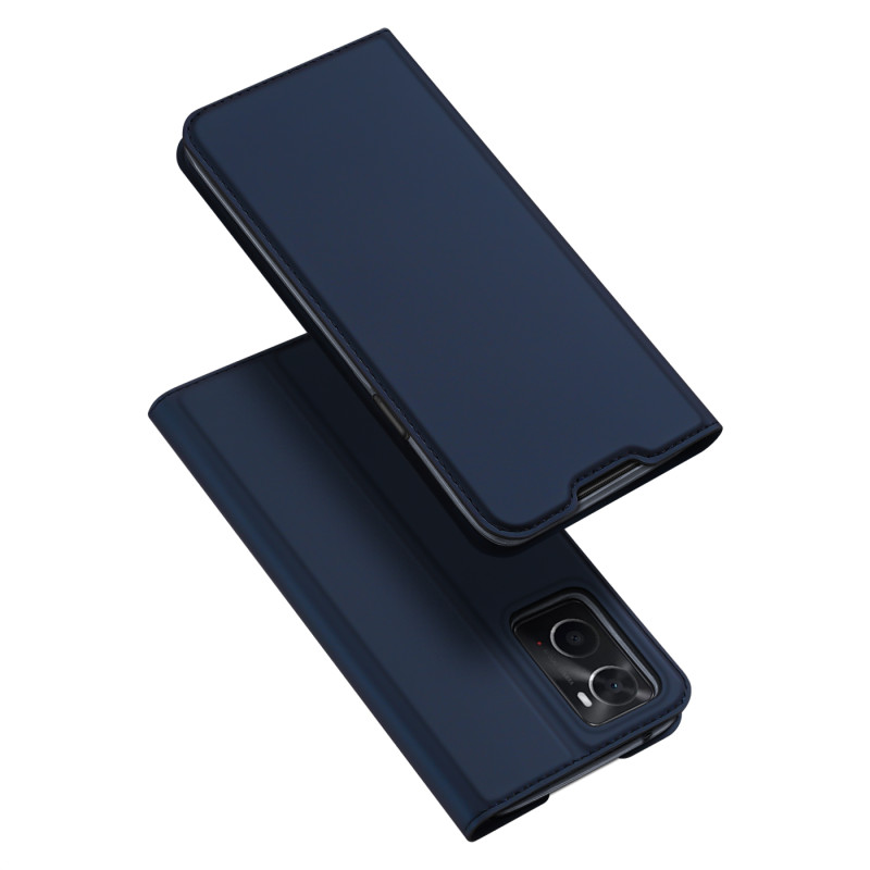 Dux Ducis Skin Pro atverčiamas dėklas, skirtas Realme 9i/ Oppo A36 mėlynai