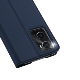 Dux Ducis Skin Pro atverčiamas dėklas, skirtas Realme 9i/ Oppo A36 mėlynai