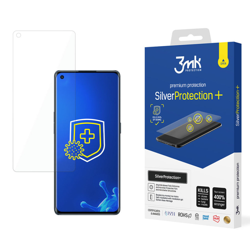 3mk SilverProtection+ apsauginė folija, skirta Oppo Reno 6 Pro 5G PENM00