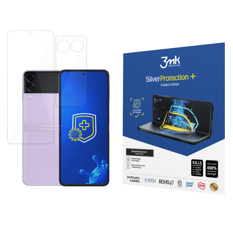 3mk SilverProtection+ Folded Edition apsauginė folija, skirta Samsung Galaxy Z Flip 3 5G