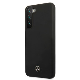 Mercedes Silicone Line dėklas Samsung Galaxy S22 - juodas