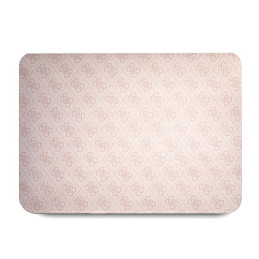 Guess 4G Uptown Triangle Logo dėklas 13-14" nešiojamam kompiuteriui – rožinis