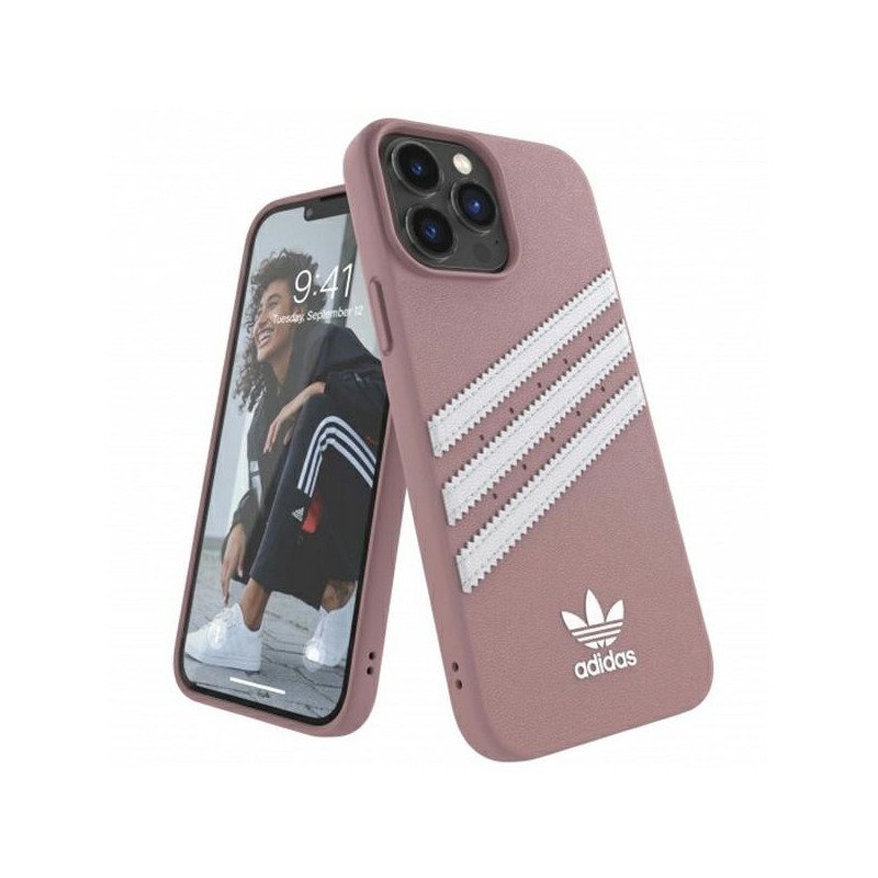 Adidas OR Molded Case PU, skirtas iPhone 13 Pro Max - rožinė