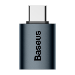 Baseus Ingenuity Series USB-C į USB-A 10Gb/ s adapteris – mėlynas