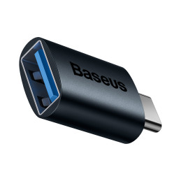 Baseus Ingenuity Series USB-C į USB-A 10Gb/ s adapteris – mėlynas