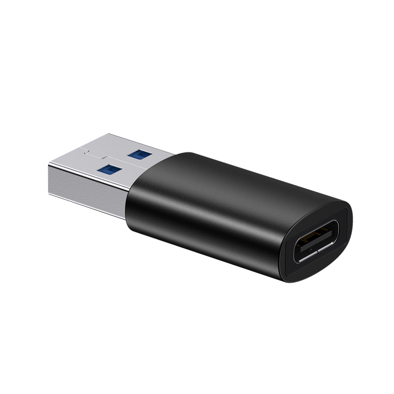 „Baseus Ingenuity“ serijos mini adapteris USB 3.1 OTG į USB Type C juodas (ZJJQ000101)