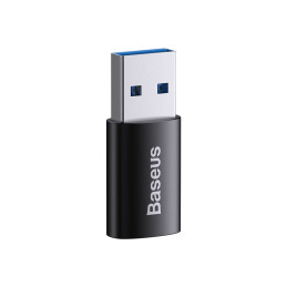 „Baseus Ingenuity“ serijos mini adapteris USB 3.1 OTG į USB Type C juodas (ZJJQ000101)
