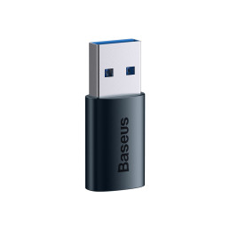 „Baseus Ingenuity“ serijos mini adapteris USB 3.1 OTG į USB Type C mėlynas (ZJJQ000103)