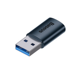 „Baseus Ingenuity“ serijos mini adapteris USB 3.1 OTG į USB Type C mėlynas (ZJJQ000103)