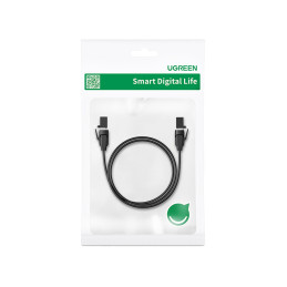 Ugreen Ethernet LAN kabelis Cat.8 U/ FTP plokščias 2 m juodas (NW134)