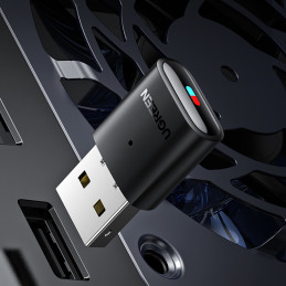 Ugreen bluetooth siųstuvo adapteris, skirtas Playstation / Nintendo Switch ausinėms juodos spalvos (CM408)