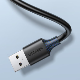 Ugreen plėtinio USB 2.0 adapteris 5m juodas (US103)
