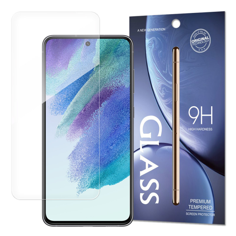 Grūdintas stiklas 9H grūdintas stiklas Samsung Galaxy S21 FE (pakuotė – vokas)