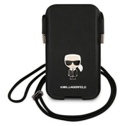 Karl Lagerfeld Saffiano Ikonik Karl 6,7& 39 & 39 rankinė - juoda