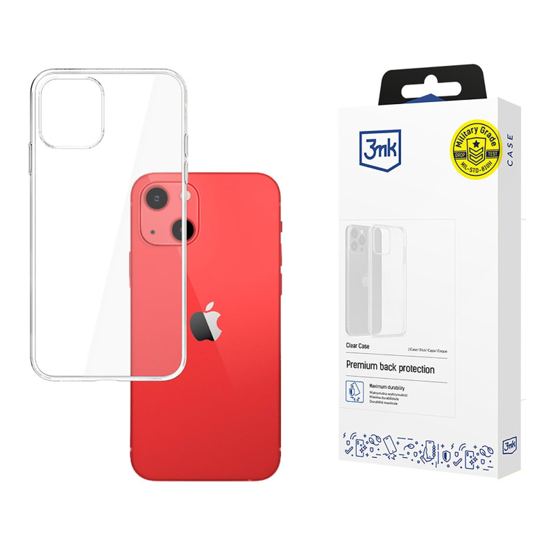 3mk skaidrus dėklas, skirtas iPhone 13 - skaidrus