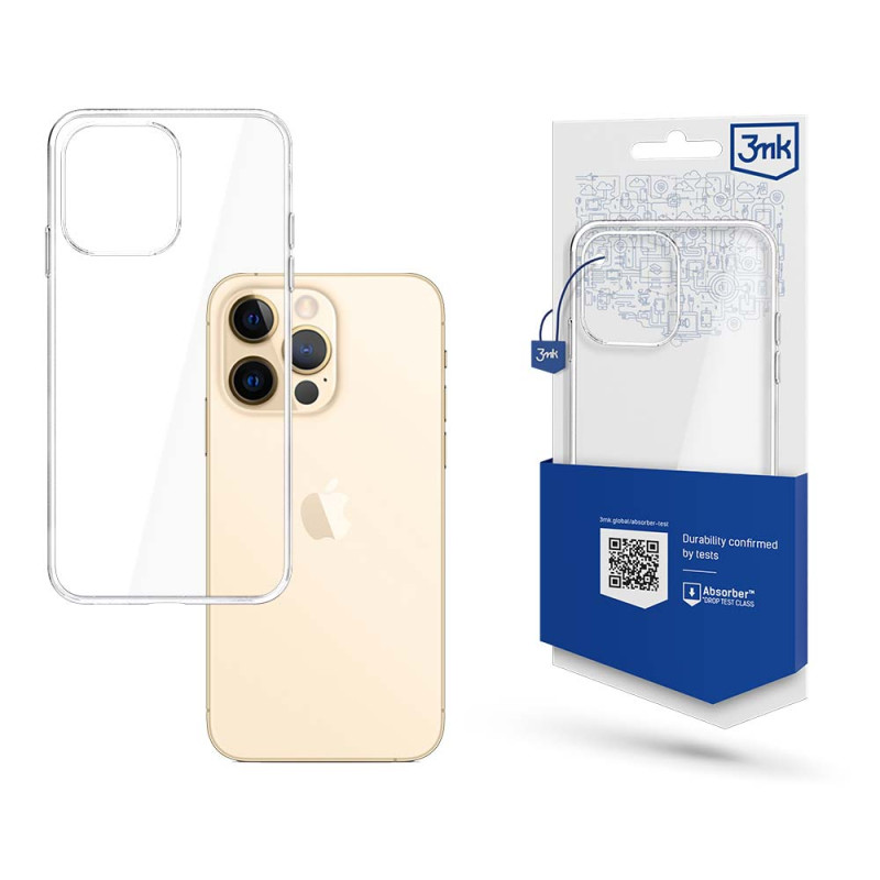 3mk skaidrus dėklas, skirtas iPhone 13 Pro – skaidrus