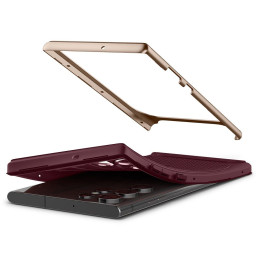 Spigen Neo Hybrid dėklas Samsung Galaxy S22 Ultra - bordo
