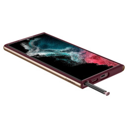 Spigen Neo Hybrid dėklas Samsung Galaxy S22 Ultra - bordo