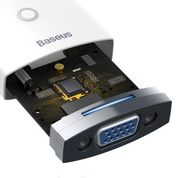 Baseus WKQX010102 HDMI - VGA adapteris - baltas