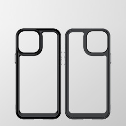 Outer Space Case dėklas skirtas iPhone 13 Pro, kietas dangtelis su gelio rėmeliu, mėlynas