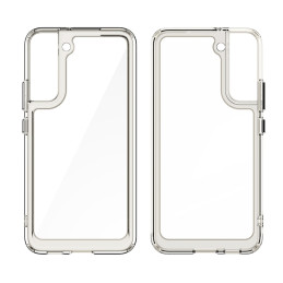 „Oper Space Case“ dėklas, skirtas Samsung Galaxy S22+ (S22 Plus) kietu dangteliu su permatomu gelio rėmeliu