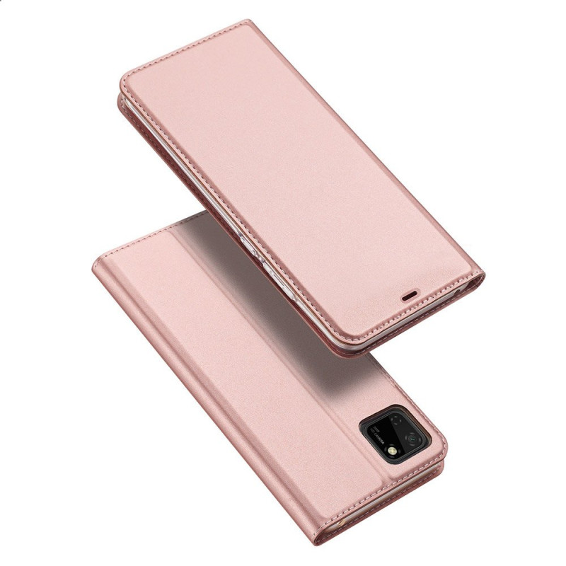 DUX DUCIS Skin Pro dėklo dėklo dangtelis su atvartu Huawei Y5p rožinės spalvos