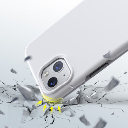 Choetech MFM apsaugos nuo kritimo dėklas Made For MagSafe dėklas iPhone 13 mini baltas (PC0111-MFM-WH)