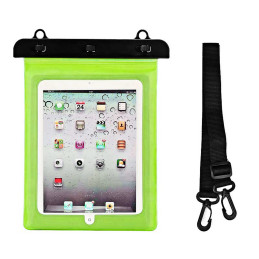 Vandeniui atsparus PVC tabletės dėklas – žalias