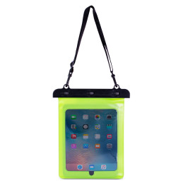 Vandeniui atsparus PVC tabletės dėklas – žalias
